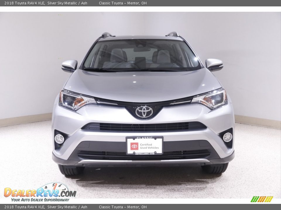 2018 Toyota RAV4 XLE Silver Sky Metallic / Ash Photo #2