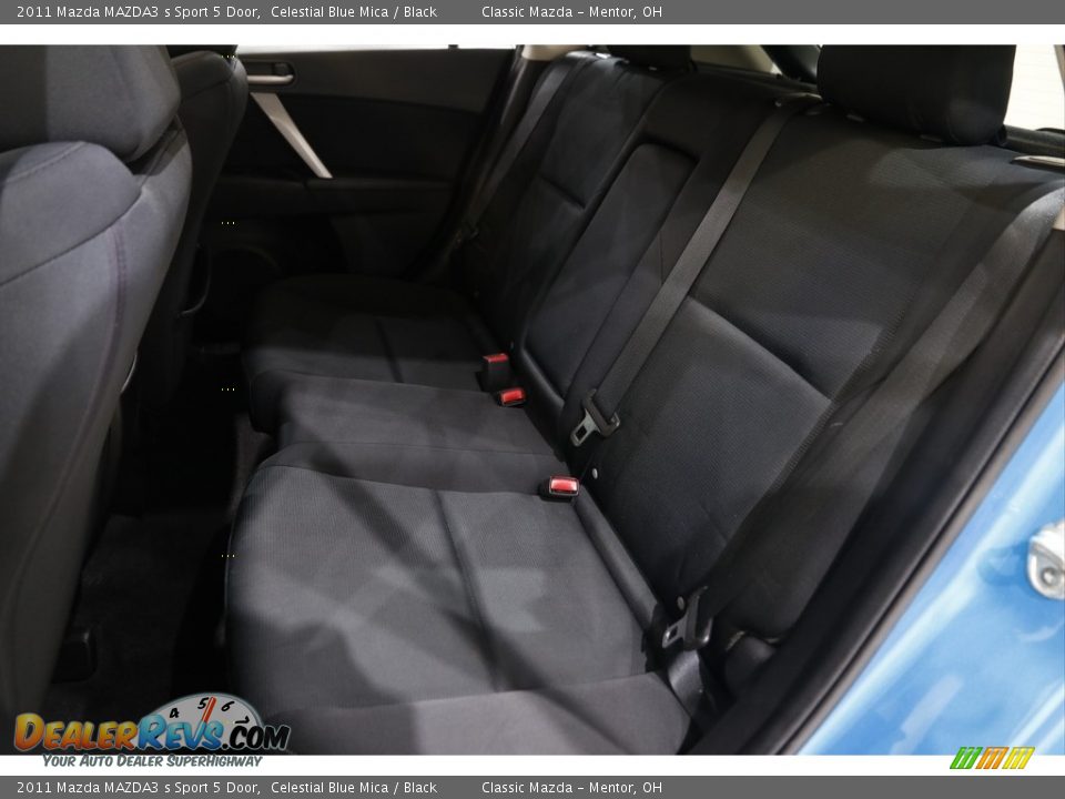 2011 Mazda MAZDA3 s Sport 5 Door Celestial Blue Mica / Black Photo #16
