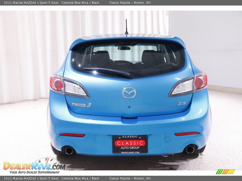 2011 Mazda MAZDA3 s Sport 5 Door Celestial Blue Mica / Black Photo #17
