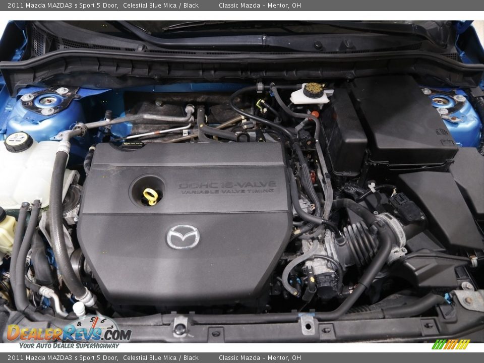 2011 Mazda MAZDA3 s Sport 5 Door Celestial Blue Mica / Black Photo #18