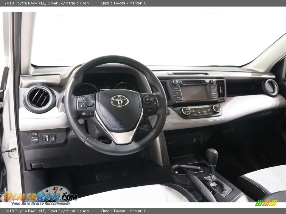 2018 Toyota RAV4 XLE Silver Sky Metallic / Ash Photo #6