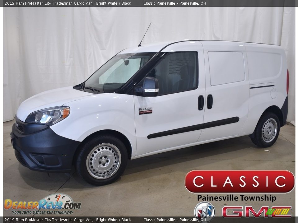 2019 Ram ProMaster City Tradesman Cargo Van Bright White / Black Photo #1