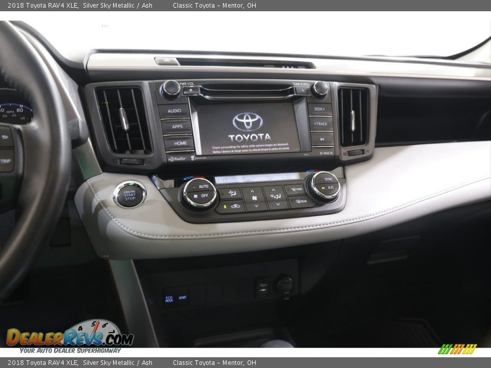 2018 Toyota RAV4 XLE Silver Sky Metallic / Ash Photo #9