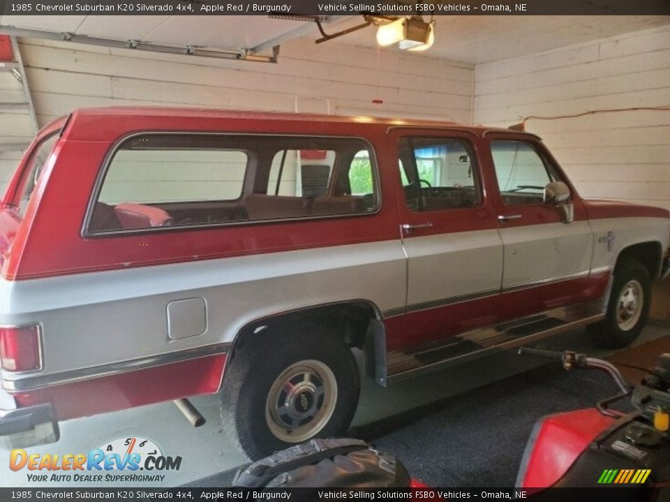 Apple Red 1985 Chevrolet Suburban K20 Silverado 4x4 Photo #1