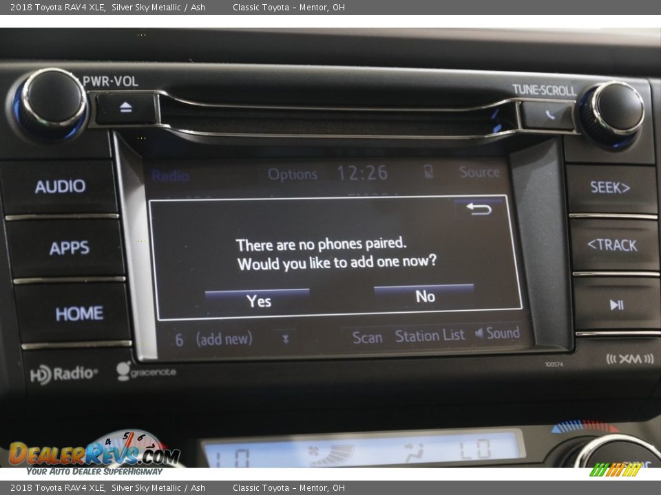 2018 Toyota RAV4 XLE Silver Sky Metallic / Ash Photo #11