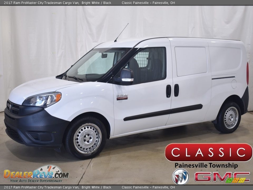 2017 Ram ProMaster City Tradesman Cargo Van Bright White / Black Photo #1