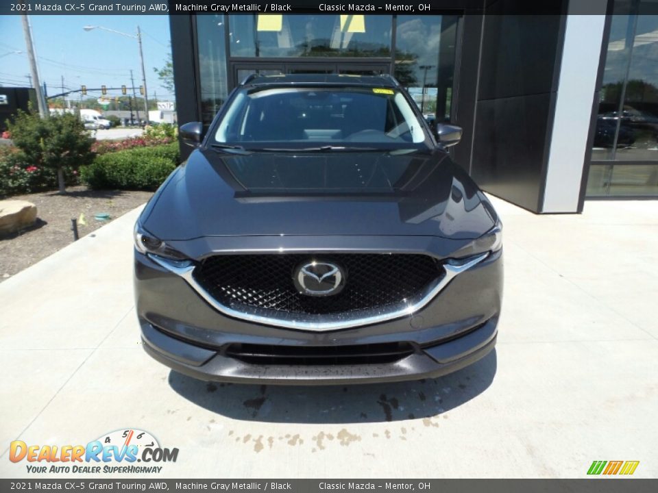 2021 Mazda CX-5 Grand Touring AWD Machine Gray Metallic / Black Photo #2