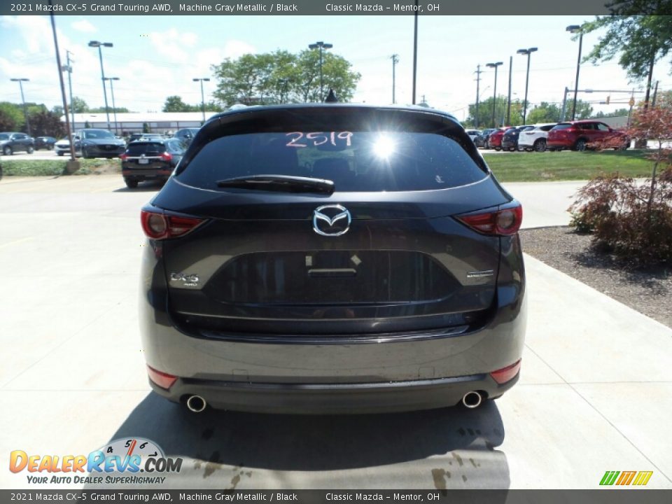 2021 Mazda CX-5 Grand Touring AWD Machine Gray Metallic / Black Photo #5