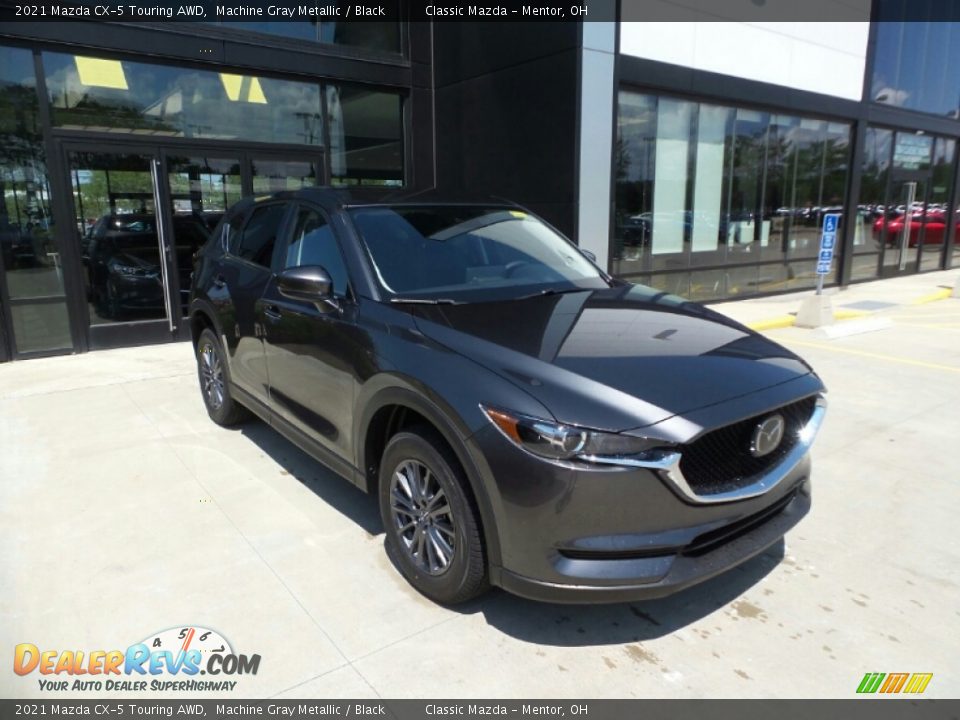 2021 Mazda CX-5 Touring AWD Machine Gray Metallic / Black Photo #1