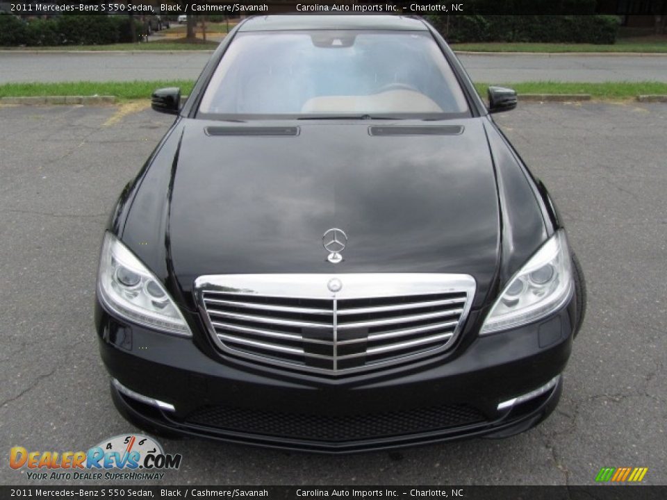 2011 Mercedes-Benz S 550 Sedan Black / Cashmere/Savanah Photo #5