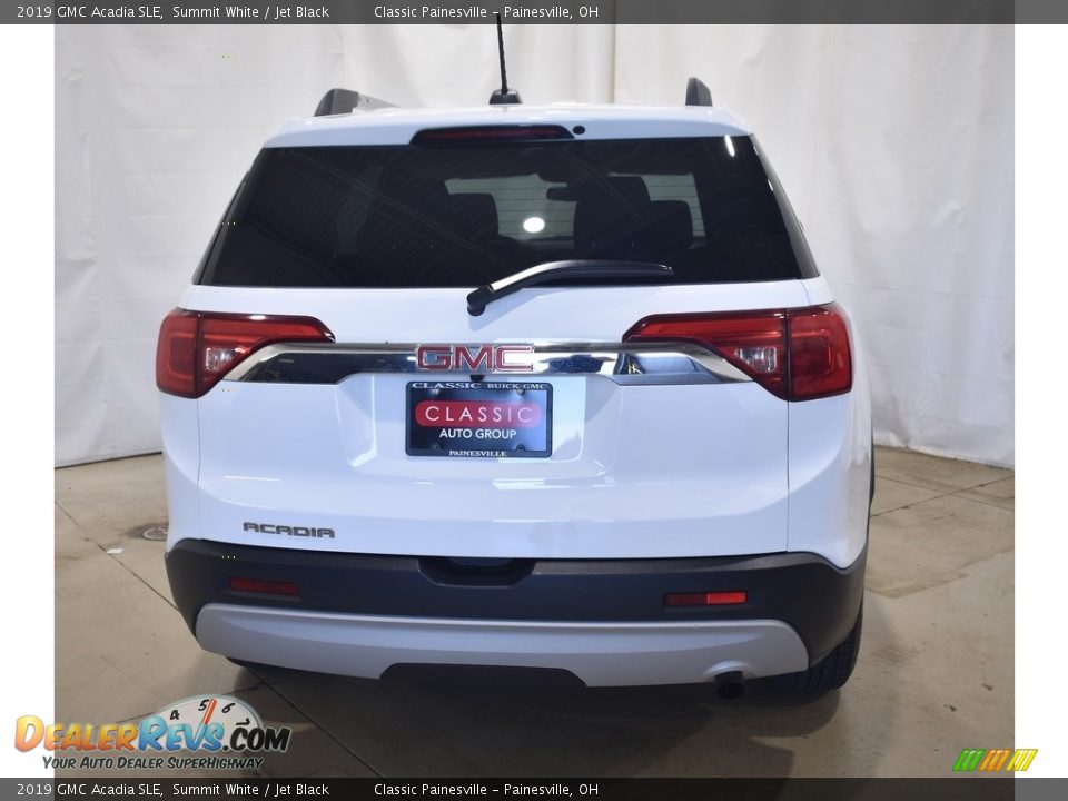 2019 GMC Acadia SLE Summit White / Jet Black Photo #3