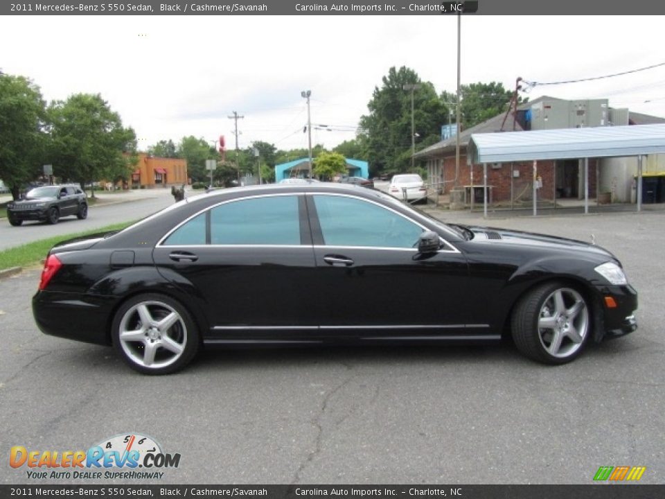 2011 Mercedes-Benz S 550 Sedan Black / Cashmere/Savanah Photo #11