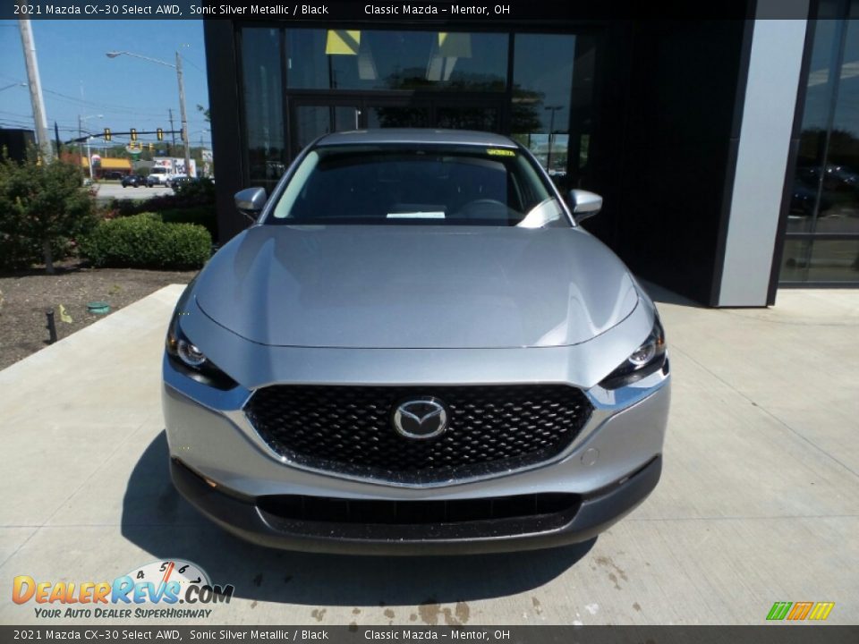 2021 Mazda CX-30 Select AWD Sonic Silver Metallic / Black Photo #2