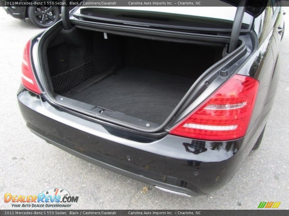 2011 Mercedes-Benz S 550 Sedan Black / Cashmere/Savanah Photo #20