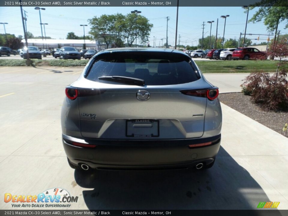2021 Mazda CX-30 Select AWD Sonic Silver Metallic / Black Photo #5