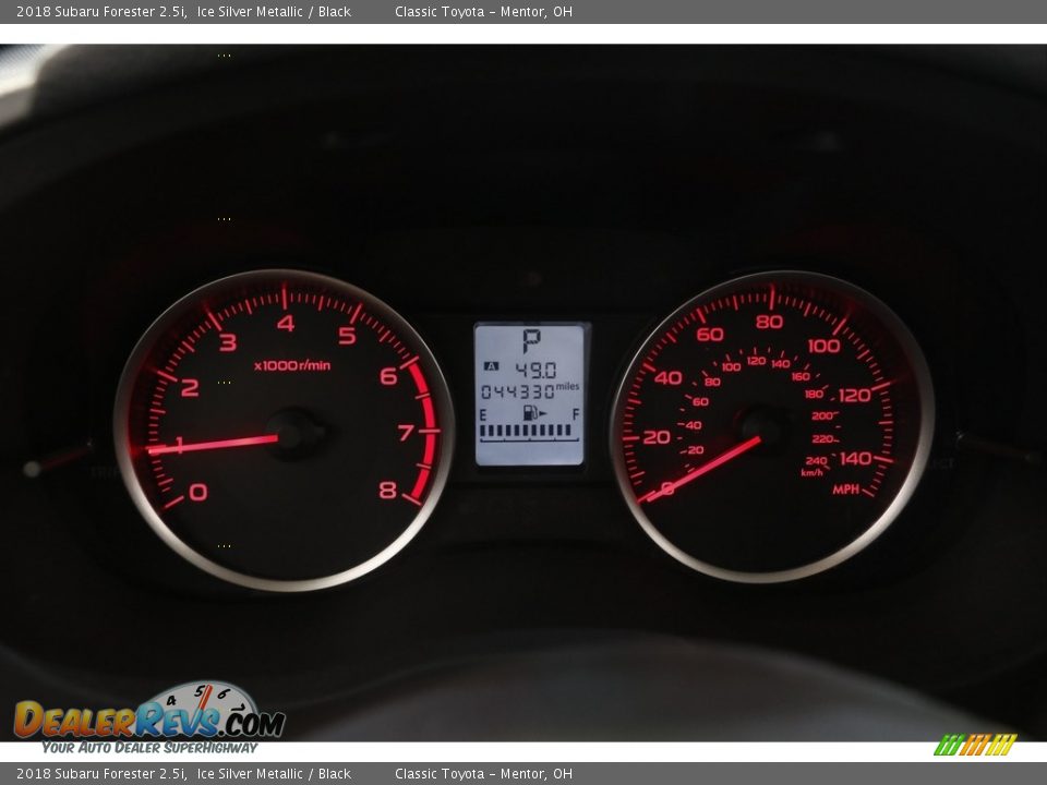 2018 Subaru Forester 2.5i Ice Silver Metallic / Black Photo #8