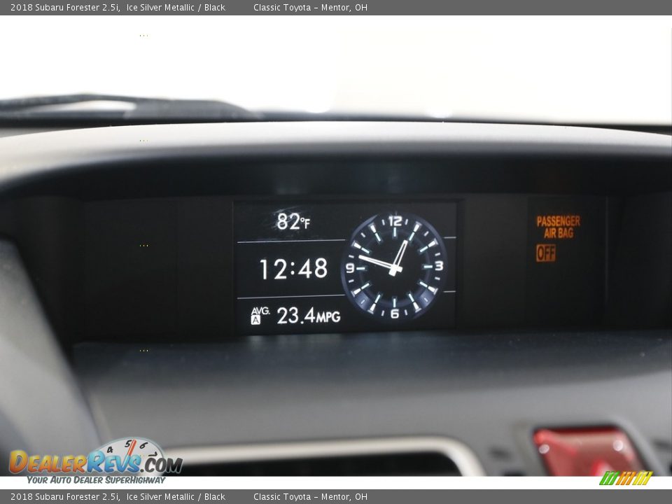 2018 Subaru Forester 2.5i Ice Silver Metallic / Black Photo #10