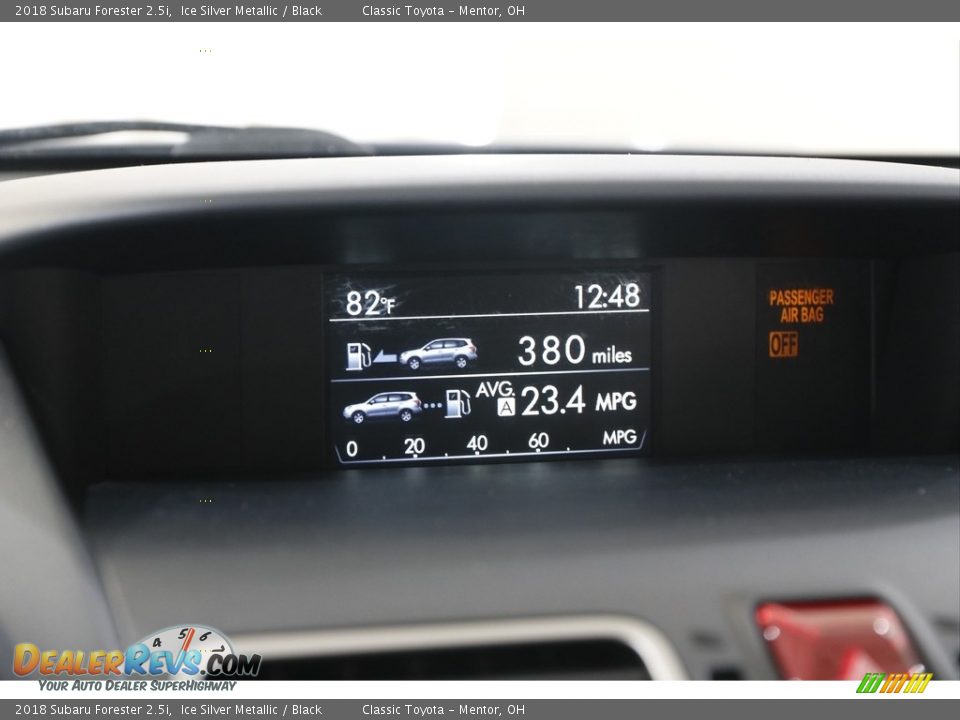 2018 Subaru Forester 2.5i Ice Silver Metallic / Black Photo #11