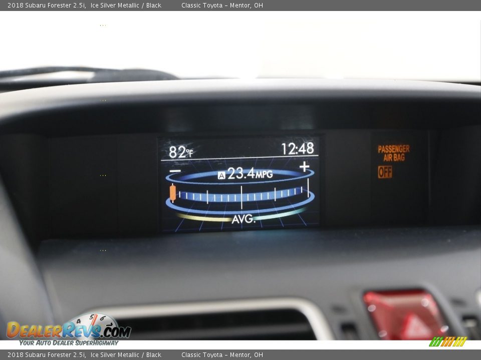 2018 Subaru Forester 2.5i Ice Silver Metallic / Black Photo #12