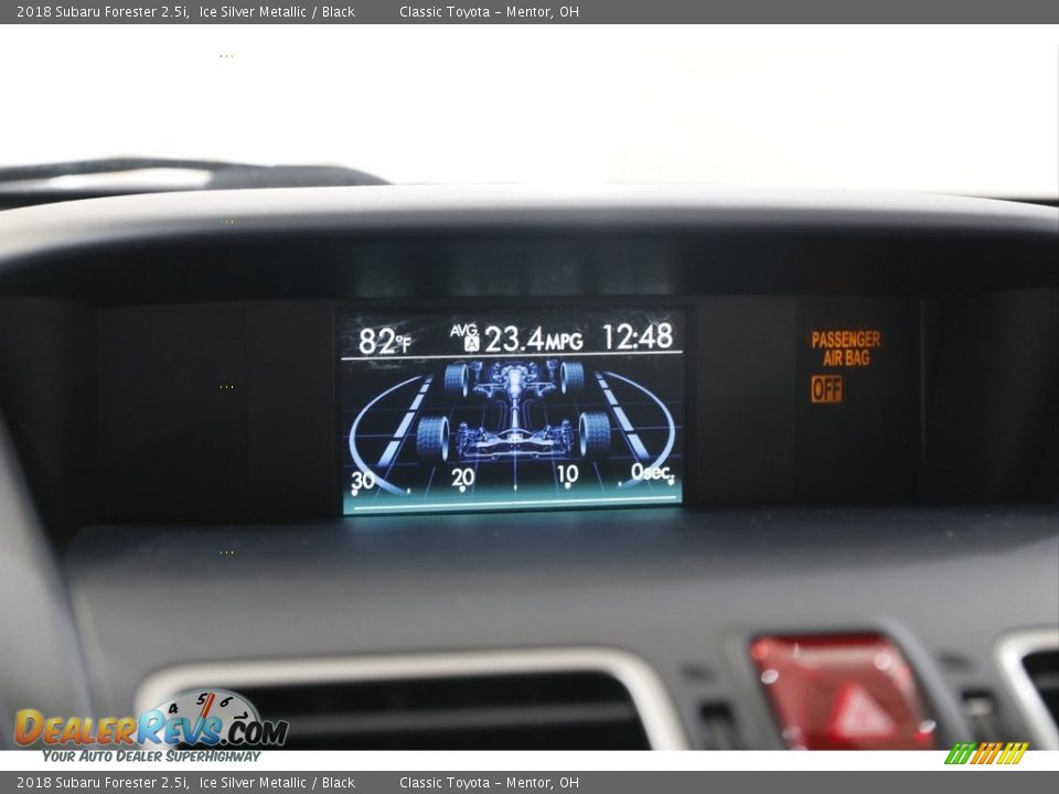 2018 Subaru Forester 2.5i Ice Silver Metallic / Black Photo #13