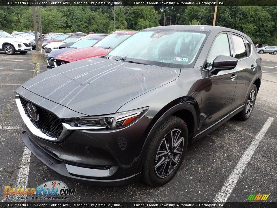 2018 Mazda CX-5 Grand Touring AWD Machine Gray Metallic / Black Photo #1