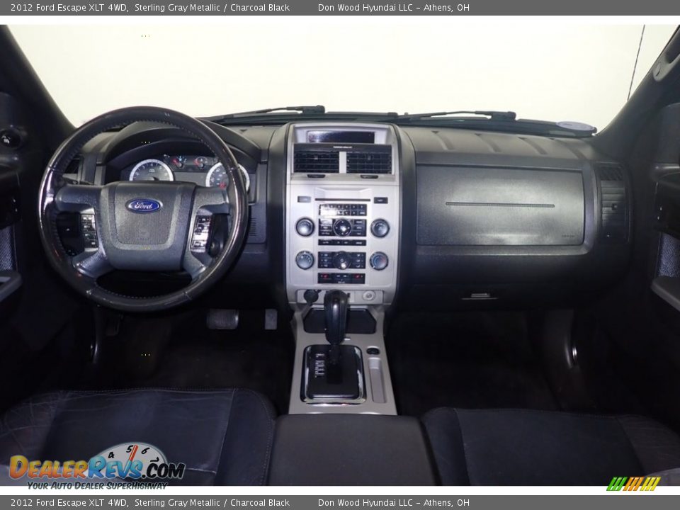 2012 Ford Escape XLT 4WD Sterling Gray Metallic / Charcoal Black Photo #25