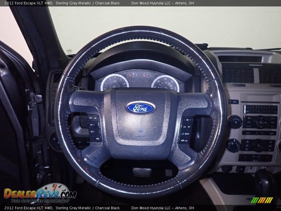 2012 Ford Escape XLT 4WD Sterling Gray Metallic / Charcoal Black Photo #27