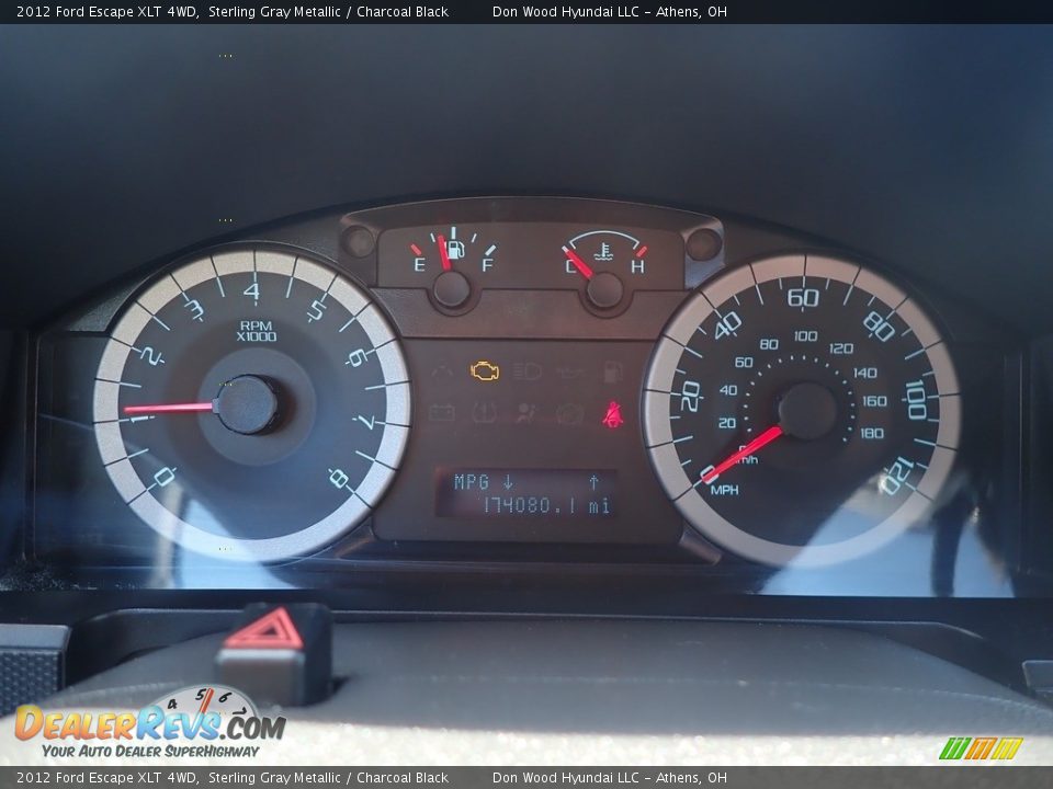 2012 Ford Escape XLT 4WD Sterling Gray Metallic / Charcoal Black Photo #28