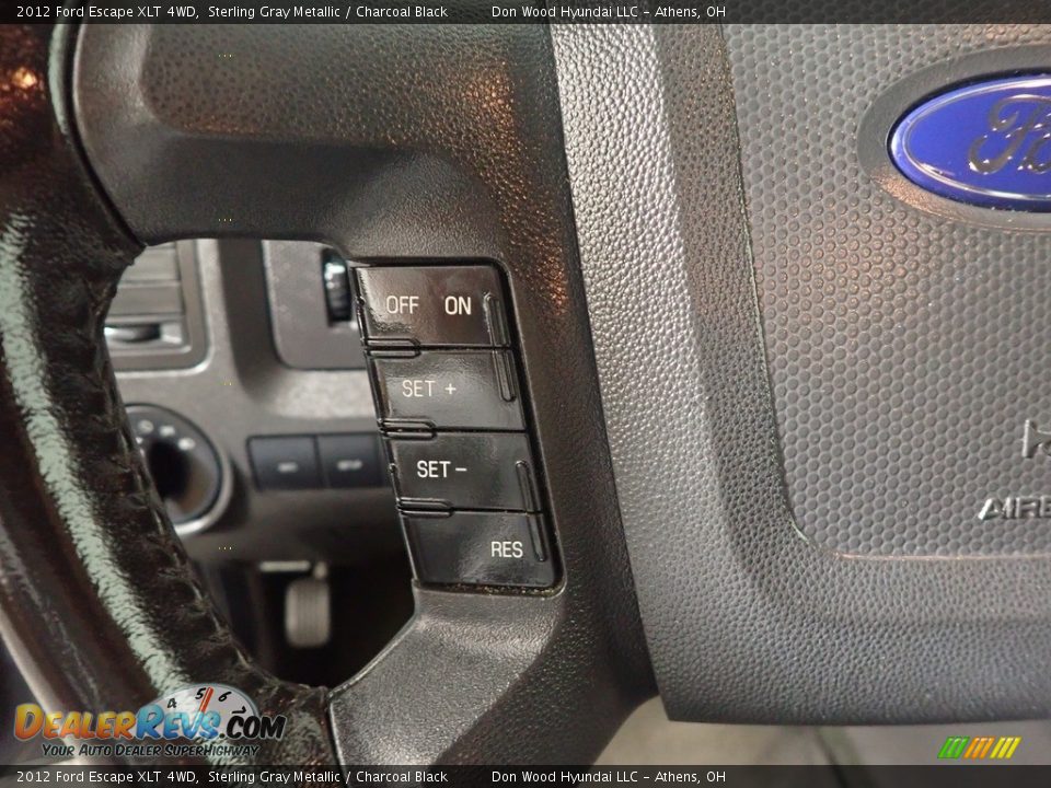 2012 Ford Escape XLT 4WD Sterling Gray Metallic / Charcoal Black Photo #29