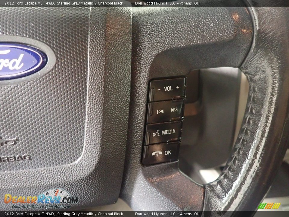 2012 Ford Escape XLT 4WD Sterling Gray Metallic / Charcoal Black Photo #30