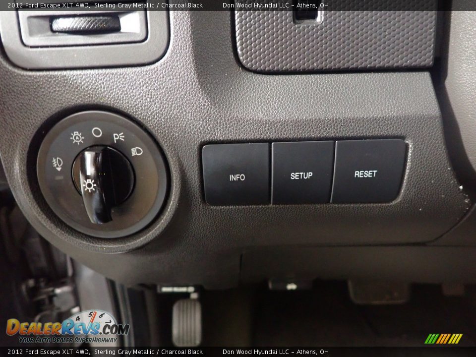 2012 Ford Escape XLT 4WD Sterling Gray Metallic / Charcoal Black Photo #31