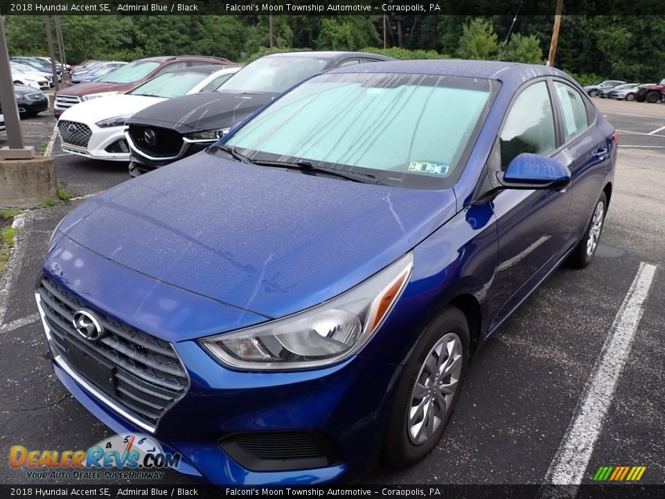 2018 Hyundai Accent SE Admiral Blue / Black Photo #1