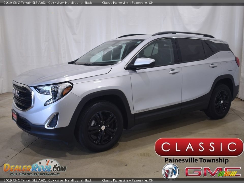 2019 GMC Terrain SLE AWD Quicksilver Metallic / Jet Black Photo #1