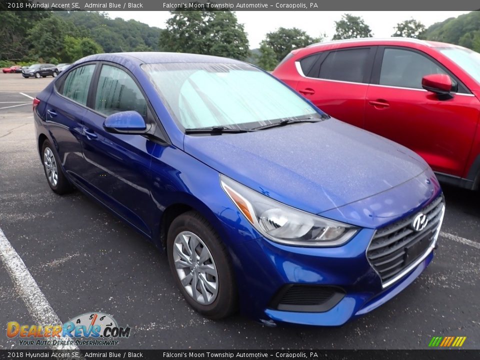 2018 Hyundai Accent SE Admiral Blue / Black Photo #5