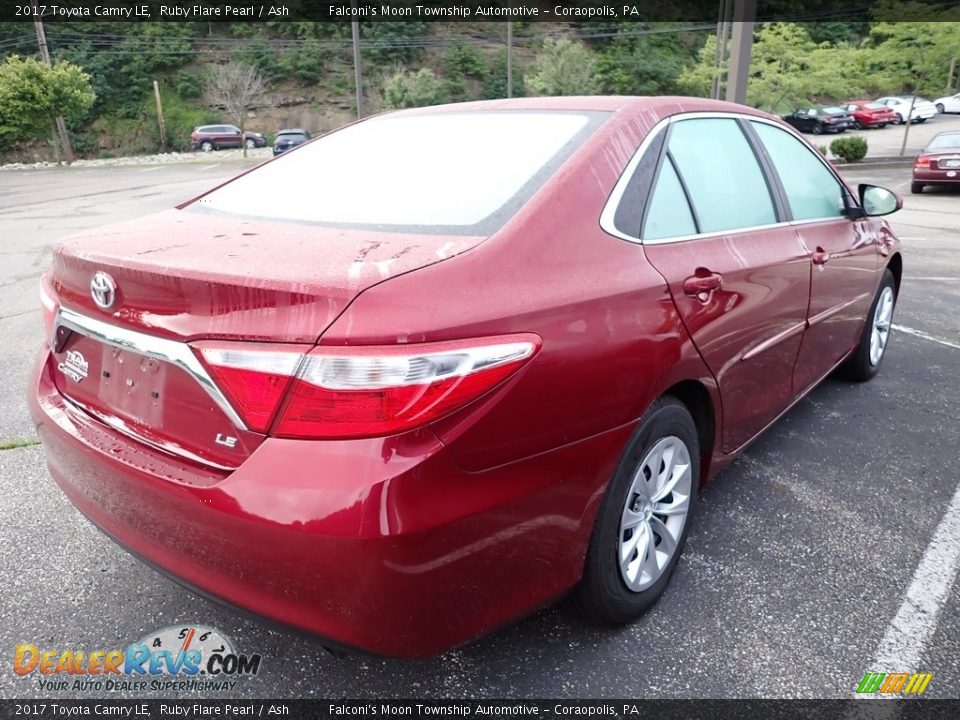 2017 Toyota Camry LE Ruby Flare Pearl / Ash Photo #2