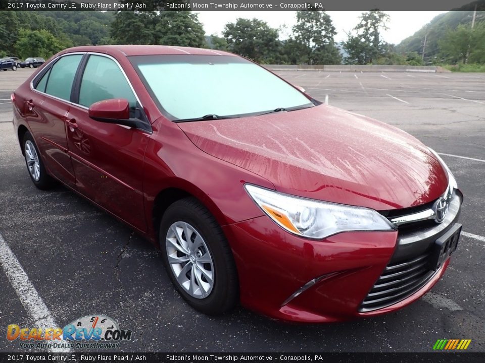 2017 Toyota Camry LE Ruby Flare Pearl / Ash Photo #3