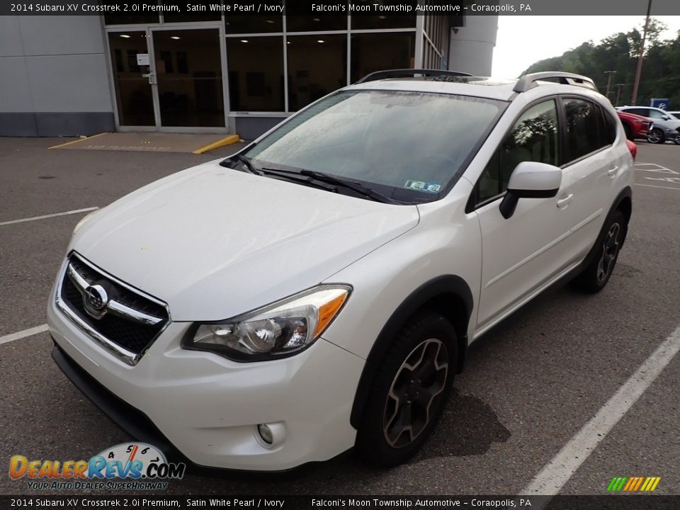 2014 Subaru XV Crosstrek 2.0i Premium Satin White Pearl / Ivory Photo #1