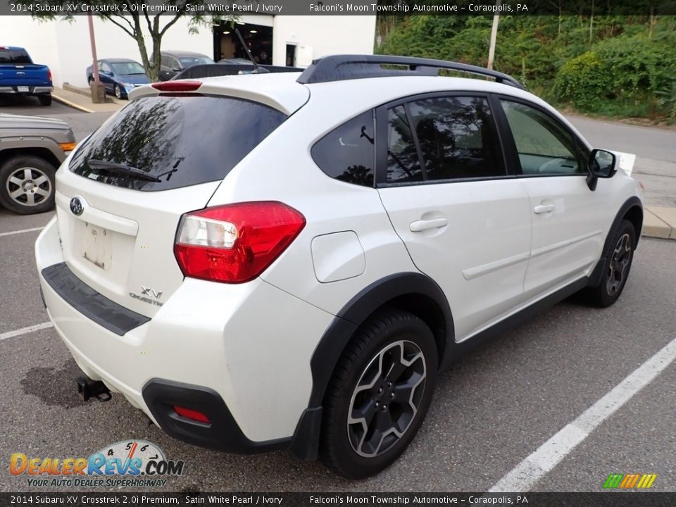 2014 Subaru XV Crosstrek 2.0i Premium Satin White Pearl / Ivory Photo #4