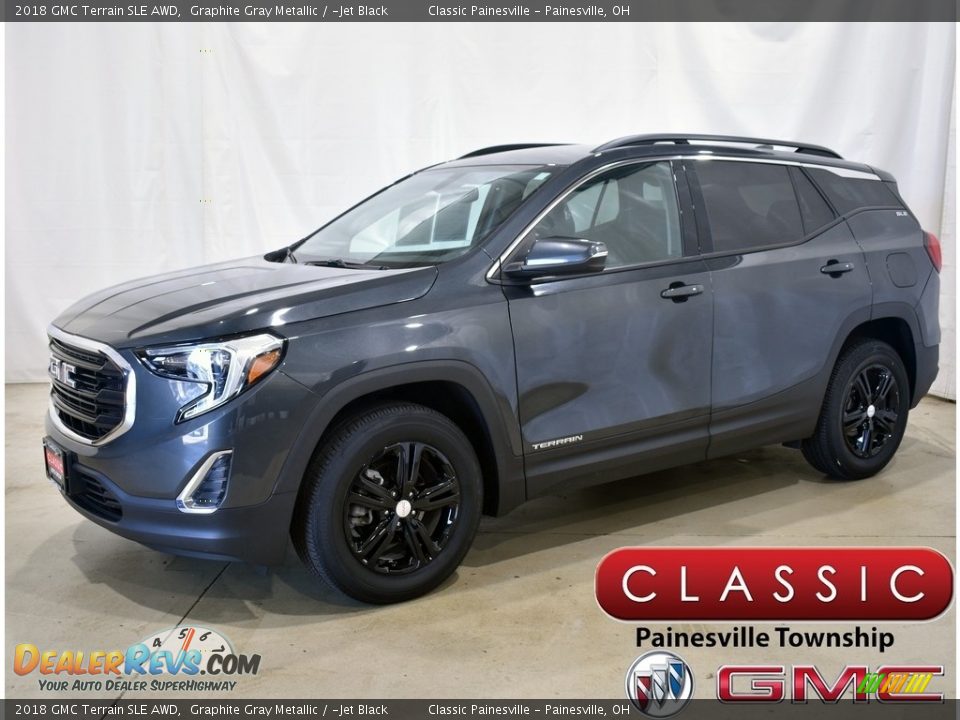 2018 GMC Terrain SLE AWD Graphite Gray Metallic / ­Jet Black Photo #1