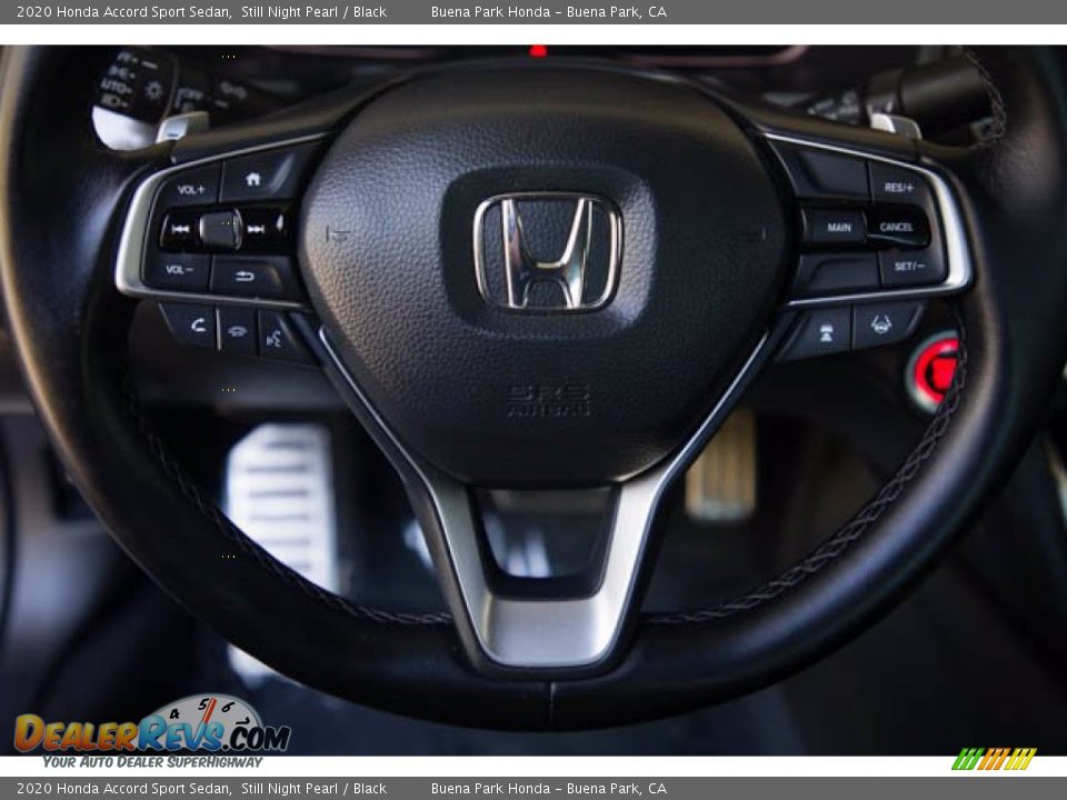 2020 Honda Accord Sport Sedan Still Night Pearl / Black Photo #13
