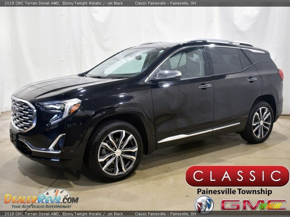 2018 GMC Terrain Denali AWD Ebony Twilight Metallic / ­Jet Black Photo #1