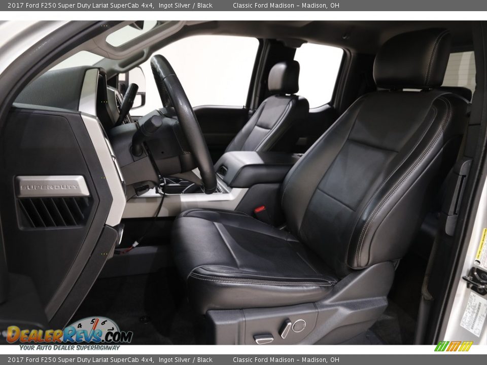 2017 Ford F250 Super Duty Lariat SuperCab 4x4 Ingot Silver / Black Photo #7