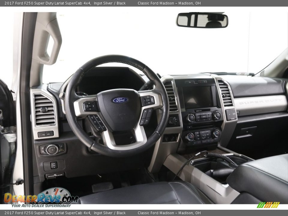 2017 Ford F250 Super Duty Lariat SuperCab 4x4 Ingot Silver / Black Photo #8