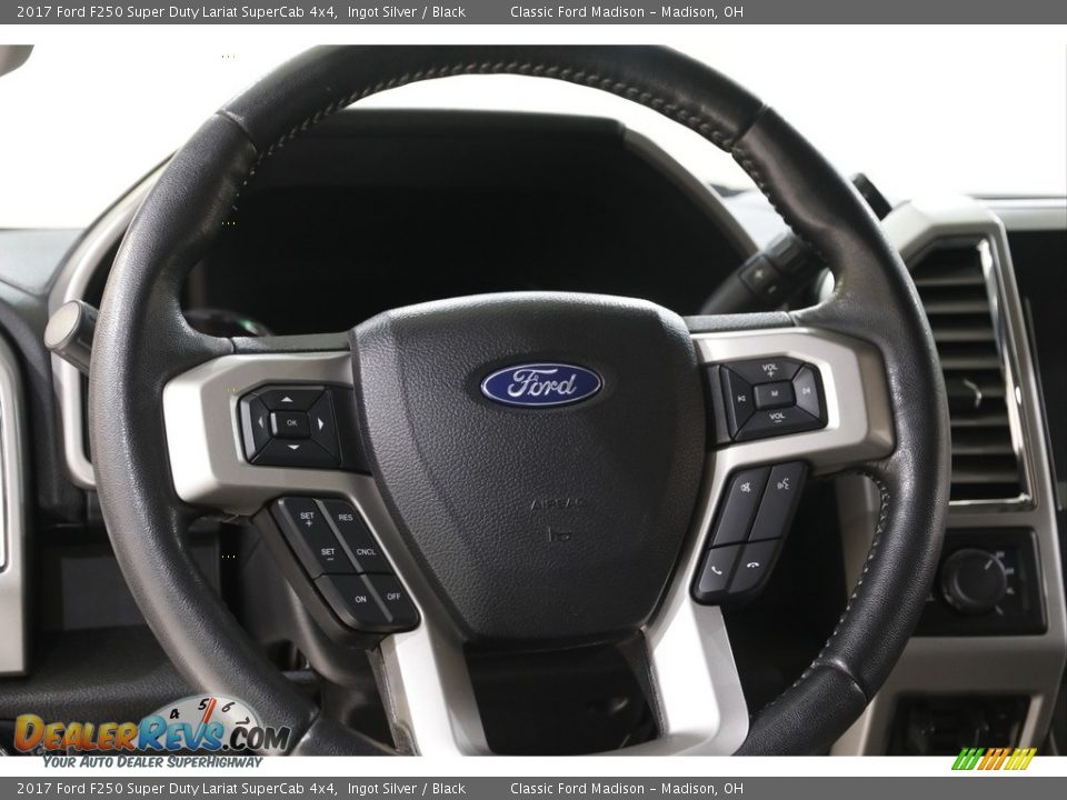 2017 Ford F250 Super Duty Lariat SuperCab 4x4 Ingot Silver / Black Photo #9