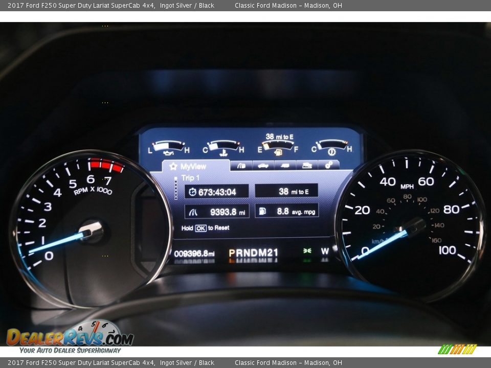2017 Ford F250 Super Duty Lariat SuperCab 4x4 Ingot Silver / Black Photo #10