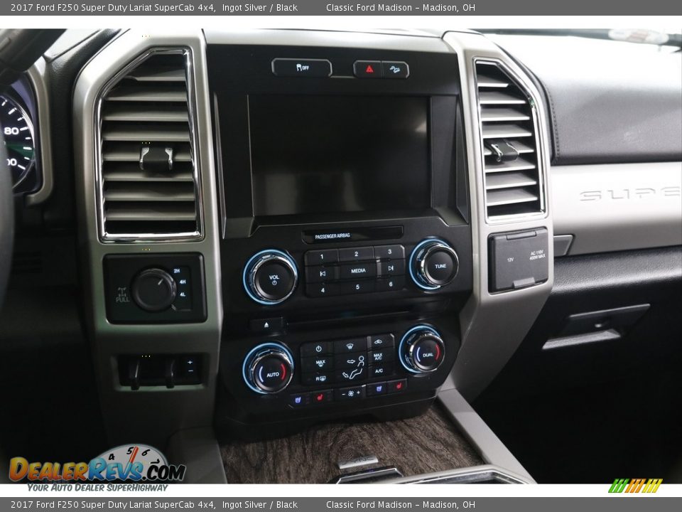 2017 Ford F250 Super Duty Lariat SuperCab 4x4 Ingot Silver / Black Photo #11