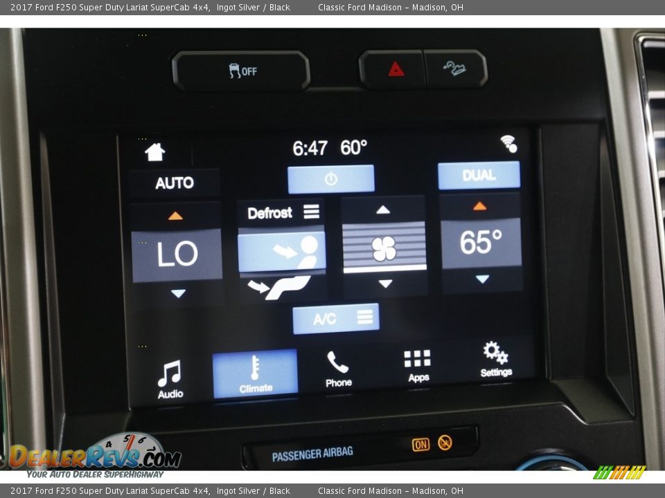2017 Ford F250 Super Duty Lariat SuperCab 4x4 Ingot Silver / Black Photo #13