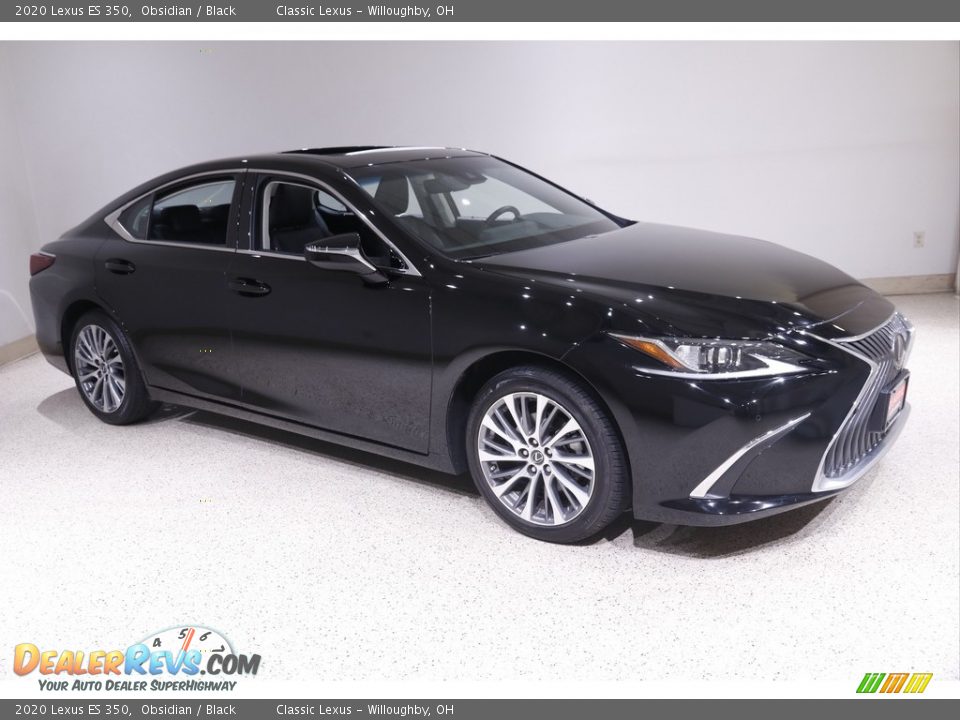 2020 Lexus ES 350 Obsidian / Black Photo #1