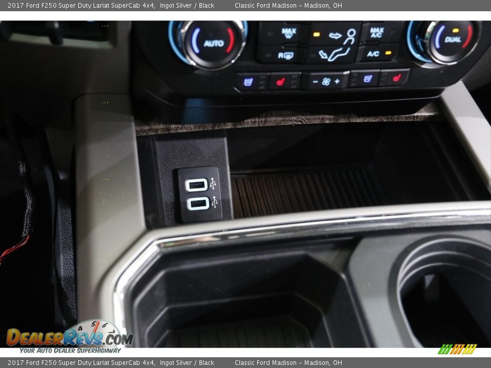 2017 Ford F250 Super Duty Lariat SuperCab 4x4 Ingot Silver / Black Photo #17