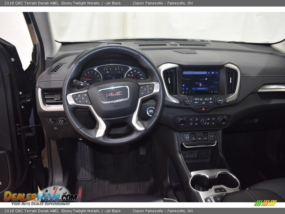 2018 GMC Terrain Denali AWD Ebony Twilight Metallic / ­Jet Black Photo #12